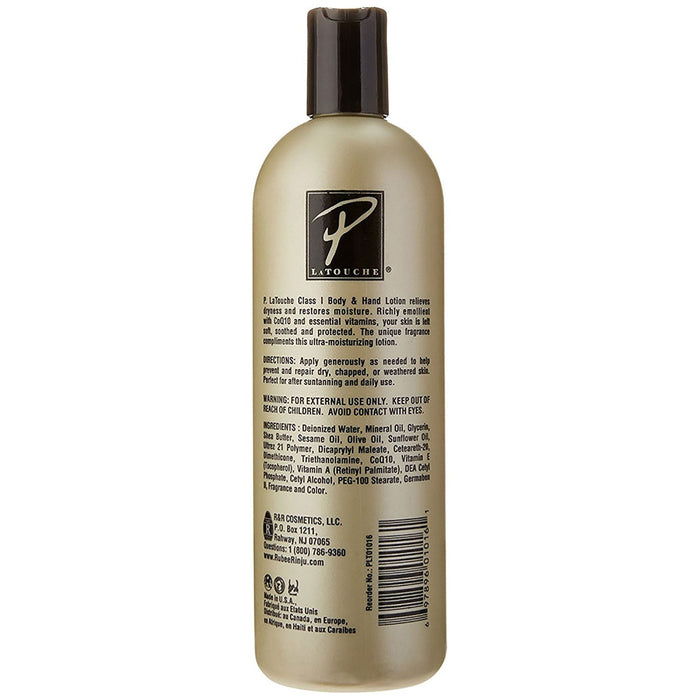 P. Latouche Body And Hand Lotion Class 1, 16 Ounces