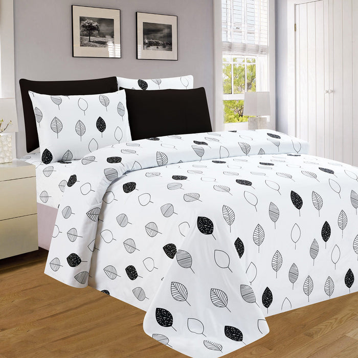 PREMIUS Otono Printed Wrinkle Free Microfiber Sheet Set