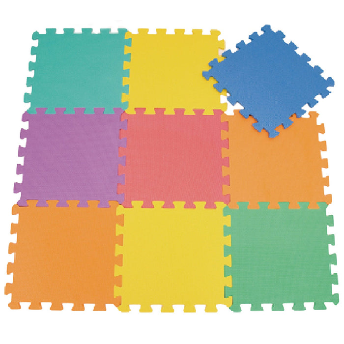 PREMIUS 9 Piece Kids Connecting Foam Floor Mat, Ages 2+