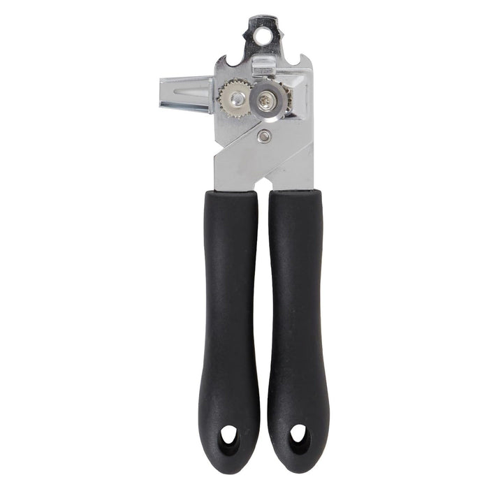 Home Basics Stainless Steel Can Opener with Easy Grip Handle