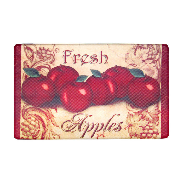 Red Delicious Apple Decorative Anti-Fatigue Mat, Red, 18x30 Inches