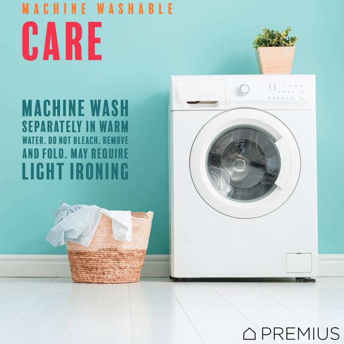 PREMIUS Montego 3 Piece Microfiber Wrinkle-Free Quilt Set, Green-Yellow