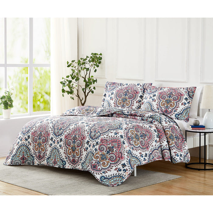 Laguna Izmir 3-Piece Reversible Quilt Set, Multi