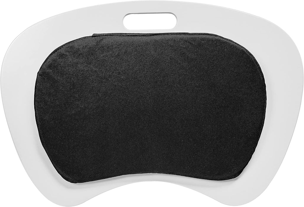 Honey-Can-Do Portable Laptop Lap Desk with Handle, White, 23x16x2.5 Inches