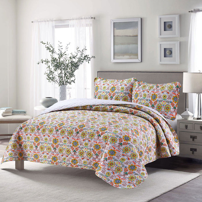 Premius Emma Reversible Cotton Quilt Set