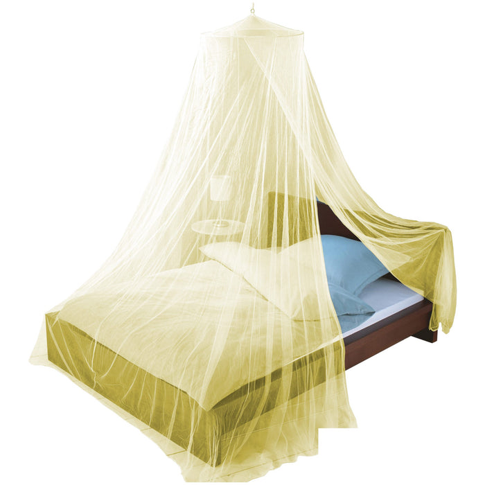 Just Relax Elegant Mosquito Net Bed Canopy Set, Yellow, Queen-King