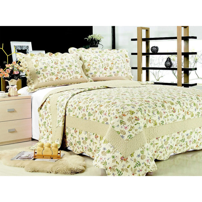 PREMIUS Reversible Quilt Set, Leaf