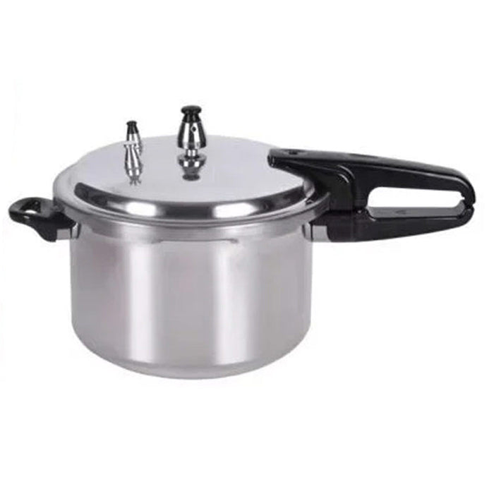 PREMIUS Polished Aluminum Pressure Cooker with Handle