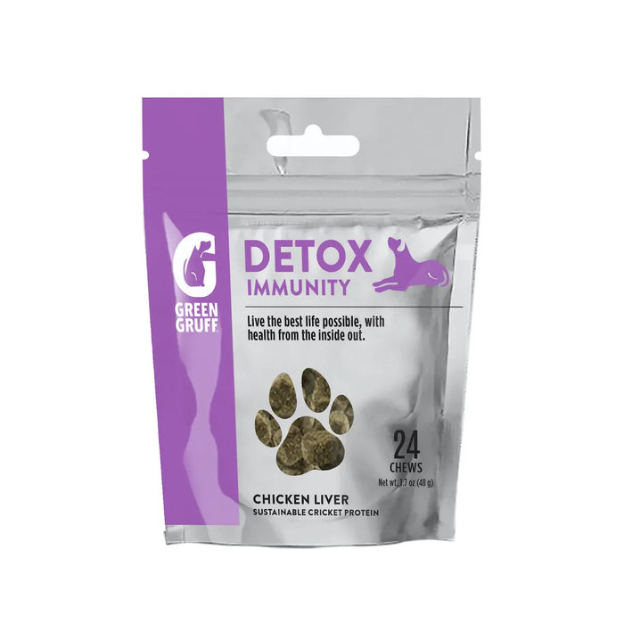 Green Gruff Dog Supp Detox Immunity for Improved Health (Pack of 6 - 24 Ct)