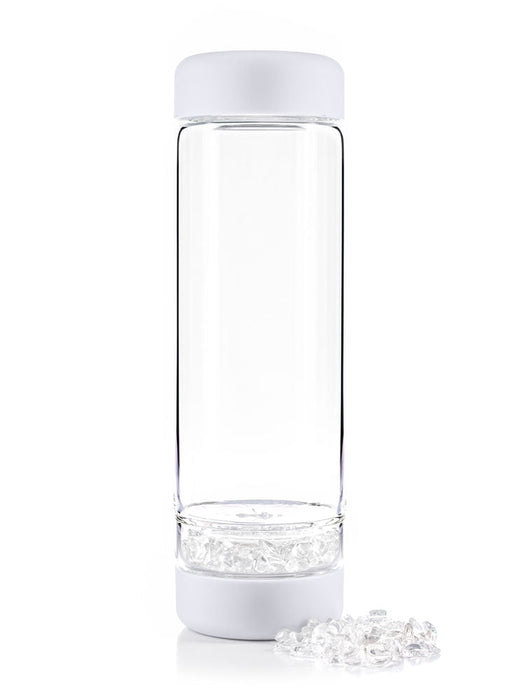 inu! CRYSTAL | The Original DIY Crystal Water Bottle with Clear Quartz