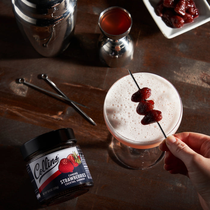 Candied Strawberries in Syrup 10.6 oz , Set of 6