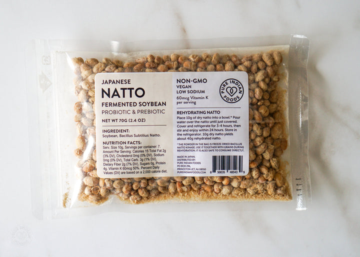 Natto, Freeze-Dried, Non-GMO - 70g (2.4 oz) — Specialty Food Source