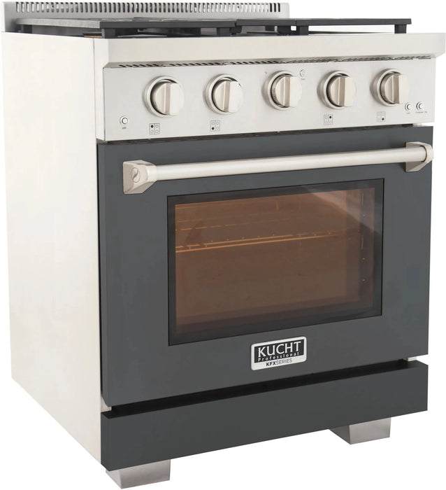 Kucht 30" Freestanding Professional Gas Range KFX3000X-GY