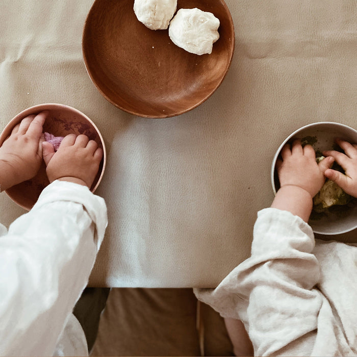 Bamboo Kids Bowl - Set of 4 - Blush