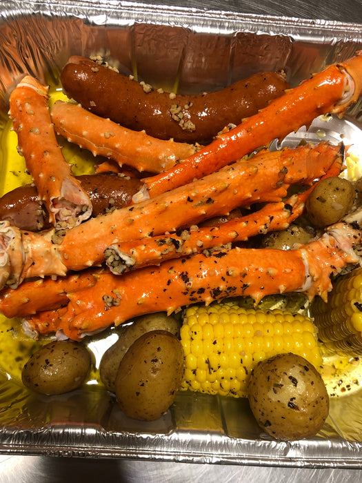 Crab Legs Seafood Foil Packets In Oven Person Seafood Boil Kit