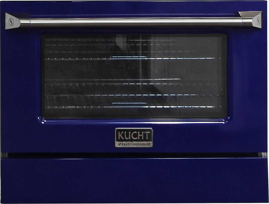 Kucht 30" Gas Range in Stainless Steel with Blue Oven Door, KNG301-B