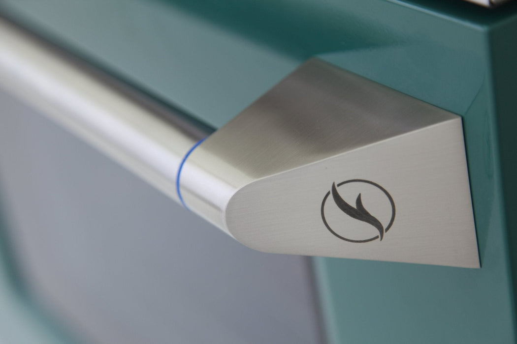 Kucht 30" Gas Range in Stainless Steel with Green Oven Door, KNG301-G