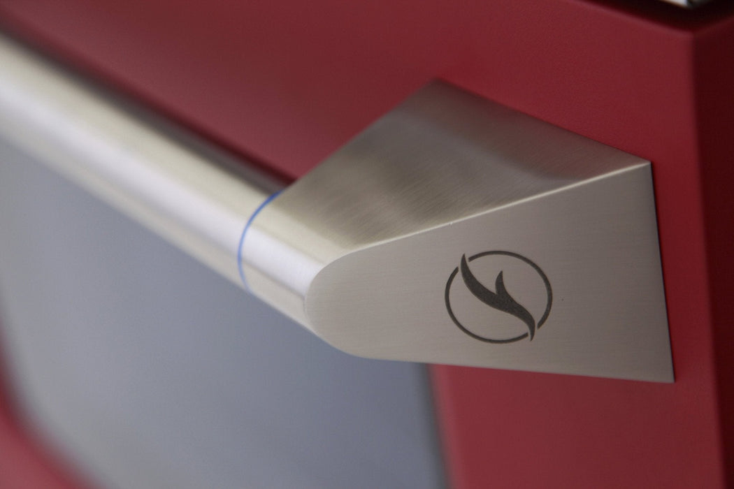 Kucht 30" Propane Range, Stainless Steel, Red Oven Door, KNG301/LP-R