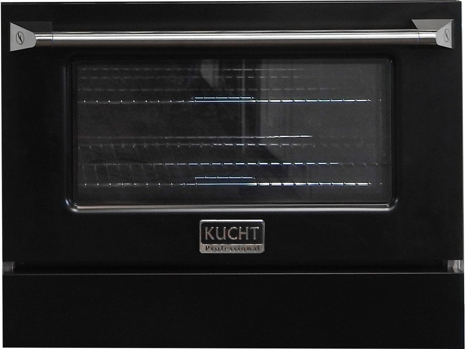 Kucht 30" Propane Range, Stainless Steel,Black Oven Door, KNG301/LP-K