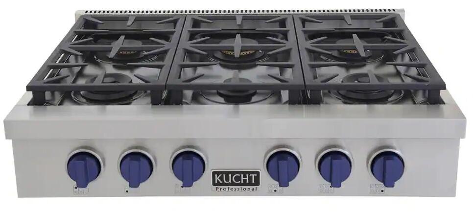 KUCHT 36 Inch Gas Sealed Burner Rangetop-KFX369T-B