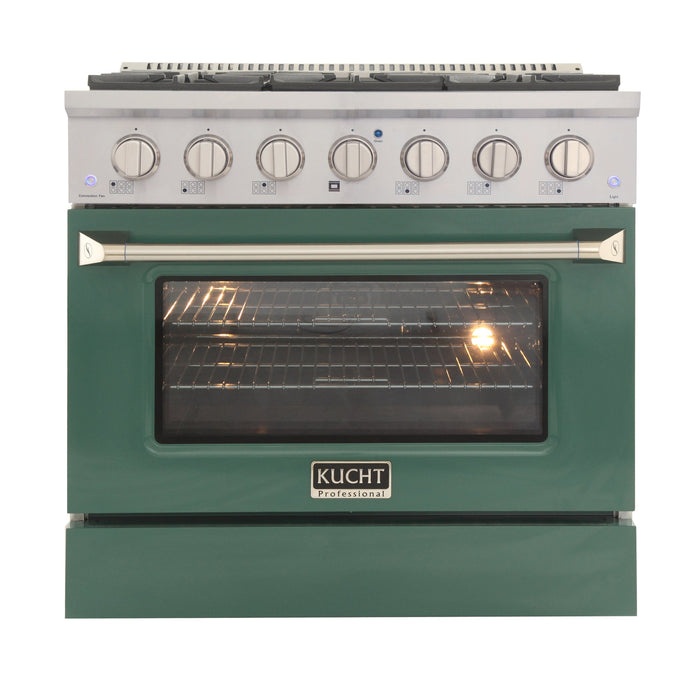 Kucht 36” Pro-Style Kitchen Dual Fuel Range - KDF362