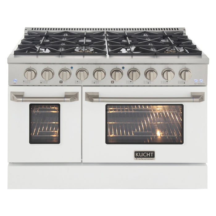 Kucht 48” Pro-Style Kitchen Dual Fuel Range - KDF482