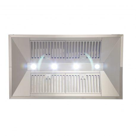 Kucht 48" Professional Stainless Steel, Island Hood, KRH4812iS