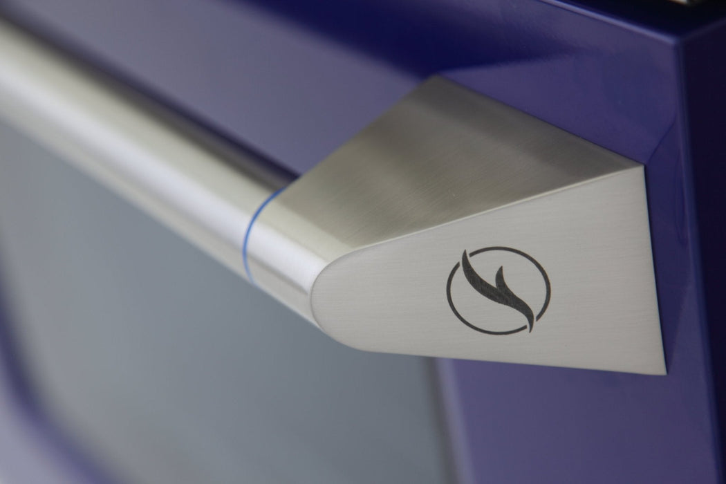 Kucht 48" Propane Range in Stainless Steel, Blue Doors, KNG481/LP-B