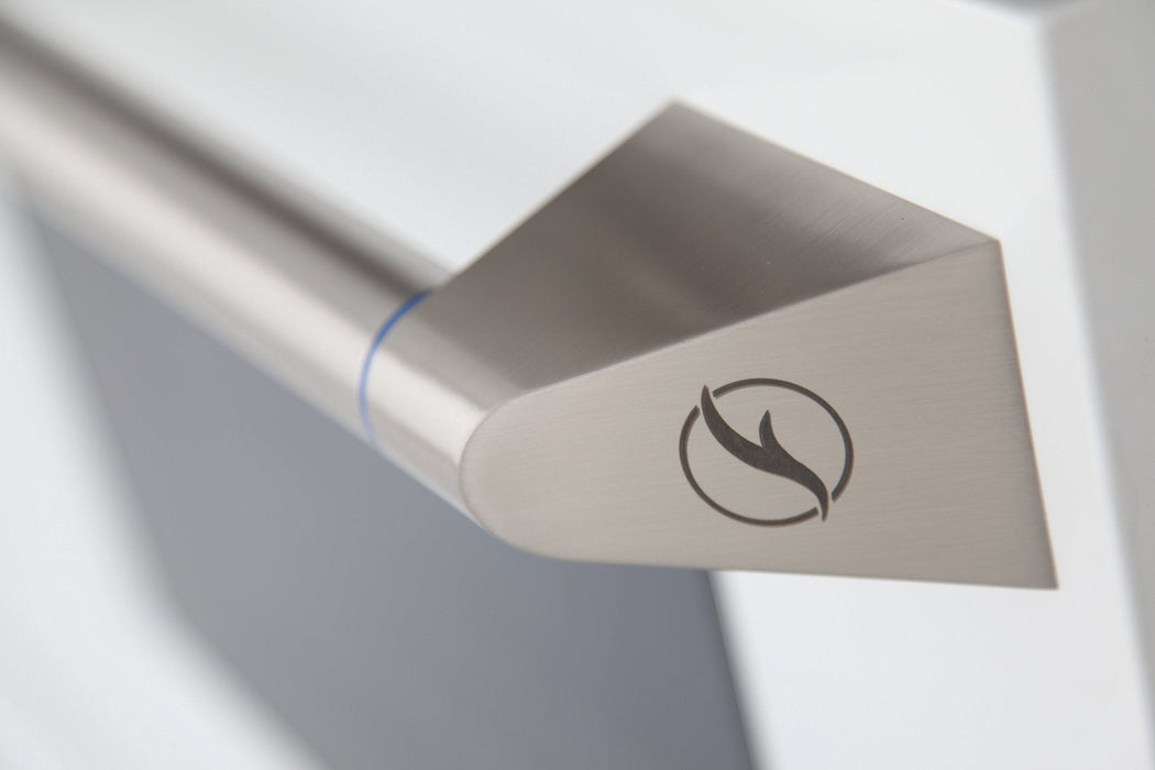 Kucht 48" Propane Range in Stainless Steel, White Doors, KNG481/LP-W