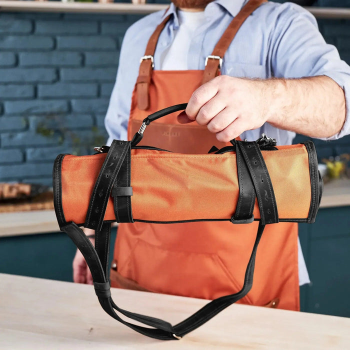 Waxed Canvas Knife Roll