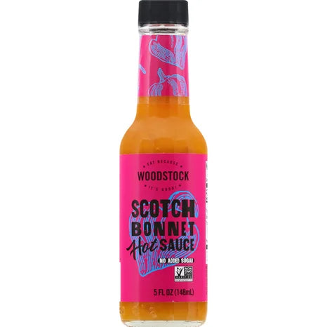 Woodstock Scotch Bonnet Hot Sauce (Pack of 12 - 5 Fl Oz)