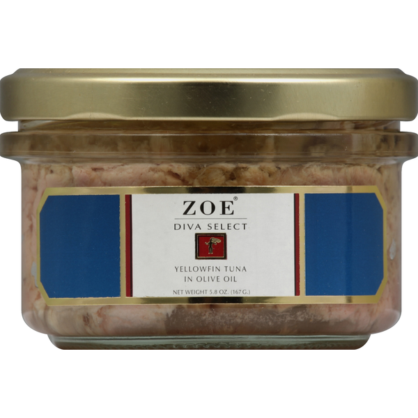 Zoe Yellowfin Tuna in Olive Oil – 6.7 oz (Pack of 12) | Premium Spanish Tuna