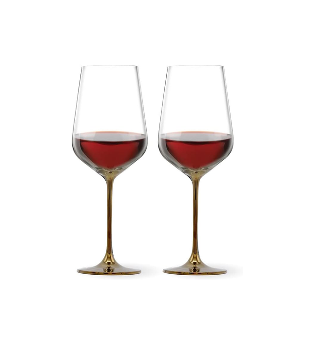 Full-Bottle Premium Artisan Copper Wine Glasses (750 mL / 25 fl. oz) (Set of 2)