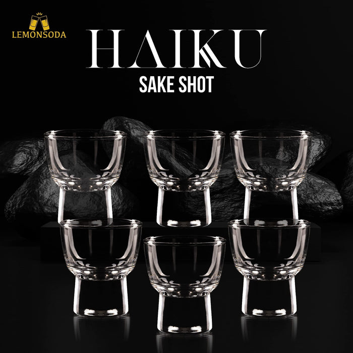 Haiku Sake Shot Glasses -(60 mL / 2 fl. oz.)