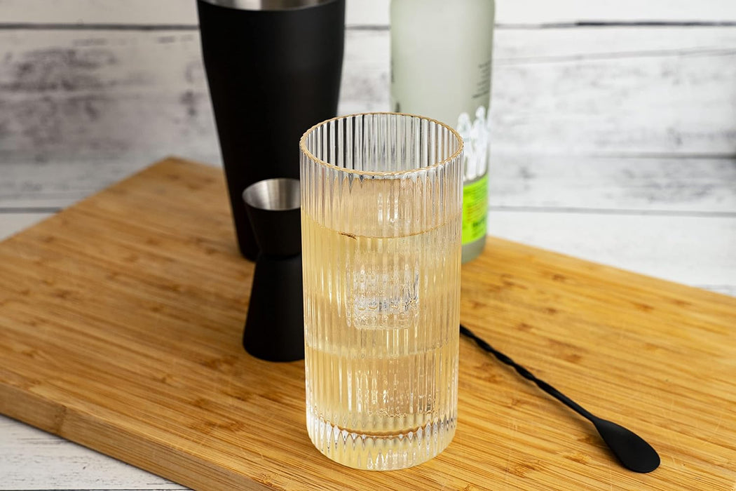 Vintage Straight Line Tumbler -  12oz