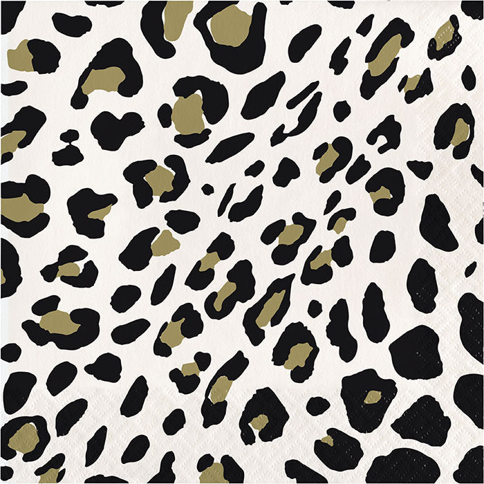 Bulk Leopard Luncheon Napkins (192 per Case)