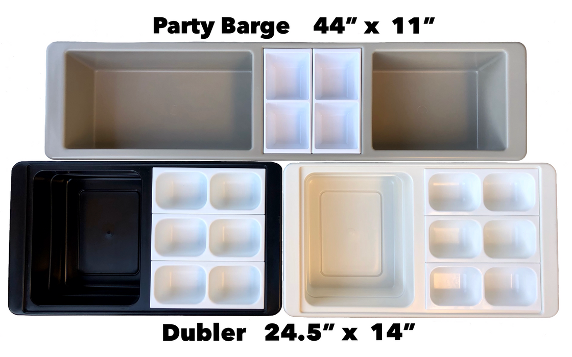 Dubler Party Cooler | Polar White