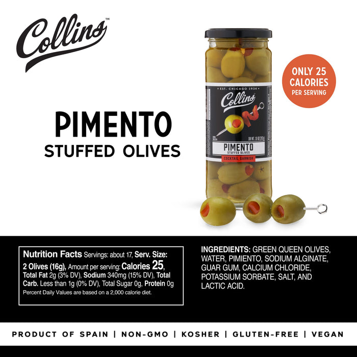 Colossal Martini Pimento Olives 10 oz