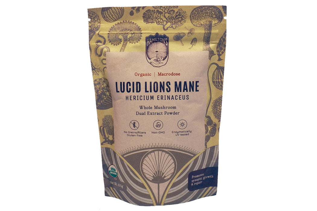 Hamilton’s Mushrooms Lucid Lion’s Mane – Lion’s Mane Extract Powder