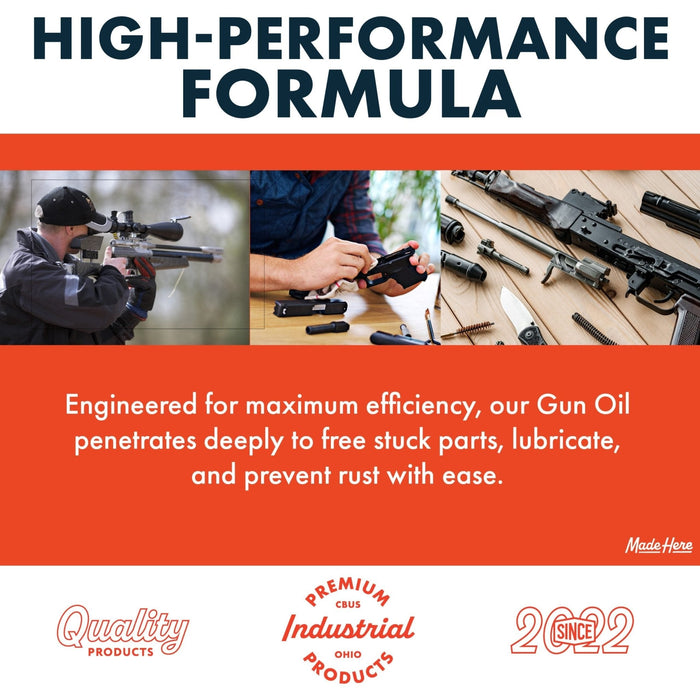 Lubricating Gun Oil with Nano Tech