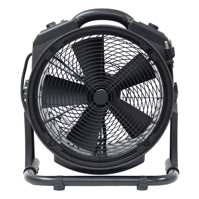 XPOWER M-25B Cordless Rechargeable Axial Air Mover with Ozone Generator - Water Damage Restoration