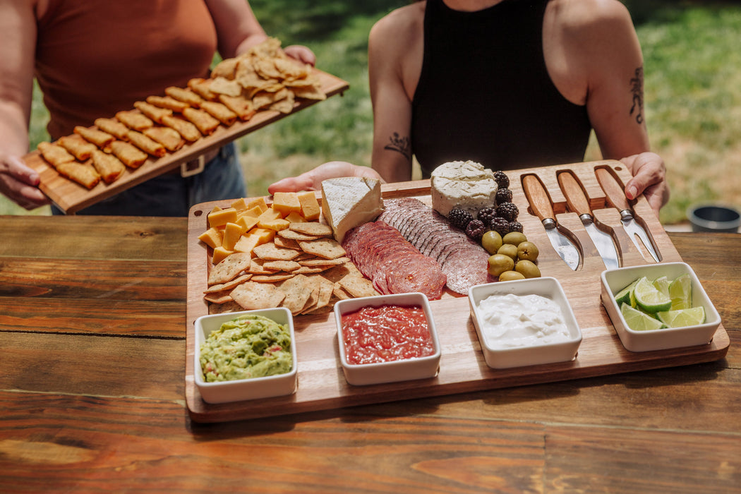 Picada Tapas & Cheese Board Set with Dip Bowls