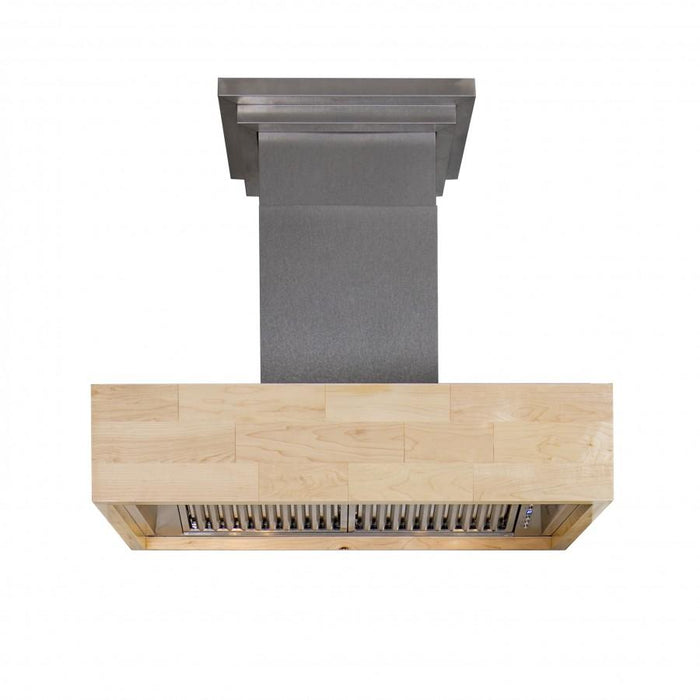 ZLINE 36" Remote Blower Wooden Wall Range Hood, 681M-RD-36
