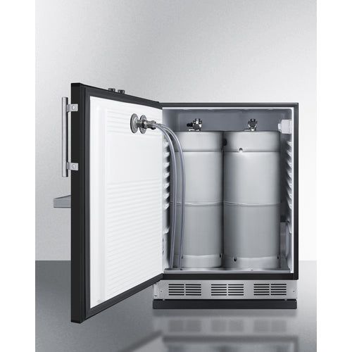 Summit Appliance 24 inch Wide Front Tap Built-In Beer Kegerator