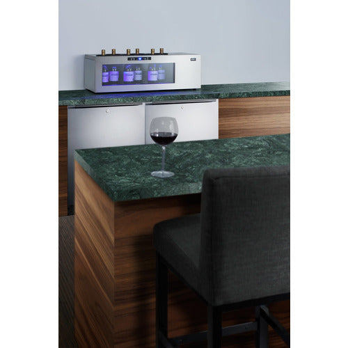 Summit Appliance 6 Bottle Commercial Wine Cooler