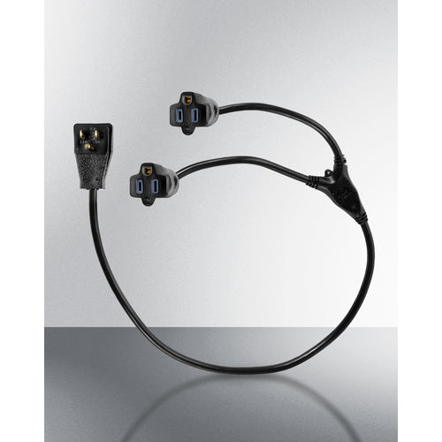 Summit Appliance 24 inch Wide Combination Built-In/Freestanding Upright Dual Zone Glass Door Wine Cellar And 2-Drawer Refrigerator In Stainless Steel