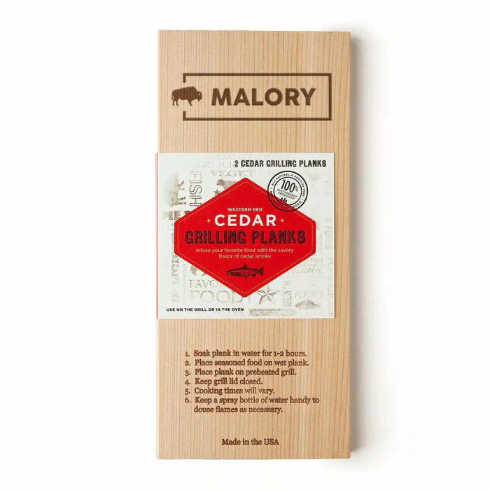 Malory Cedar Grilling Planks 2-Pack