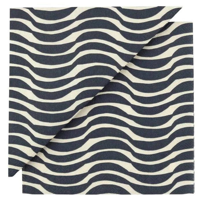Marimekko - 'PALKO Cream Blue' Paper 3-Ply Napkins (20CT)