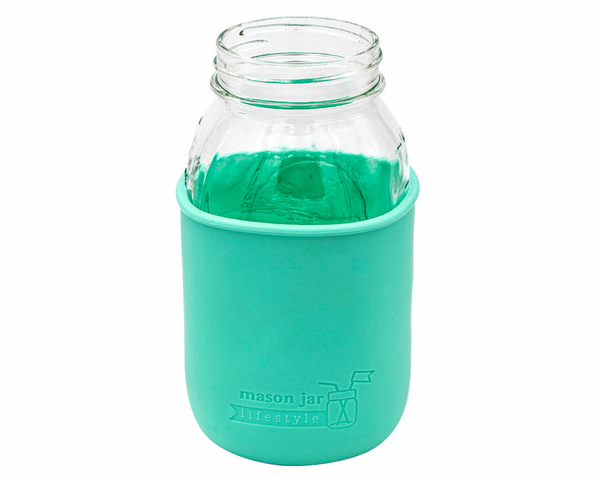 Silicone Sleeve for Quart 32oz Mason Jars