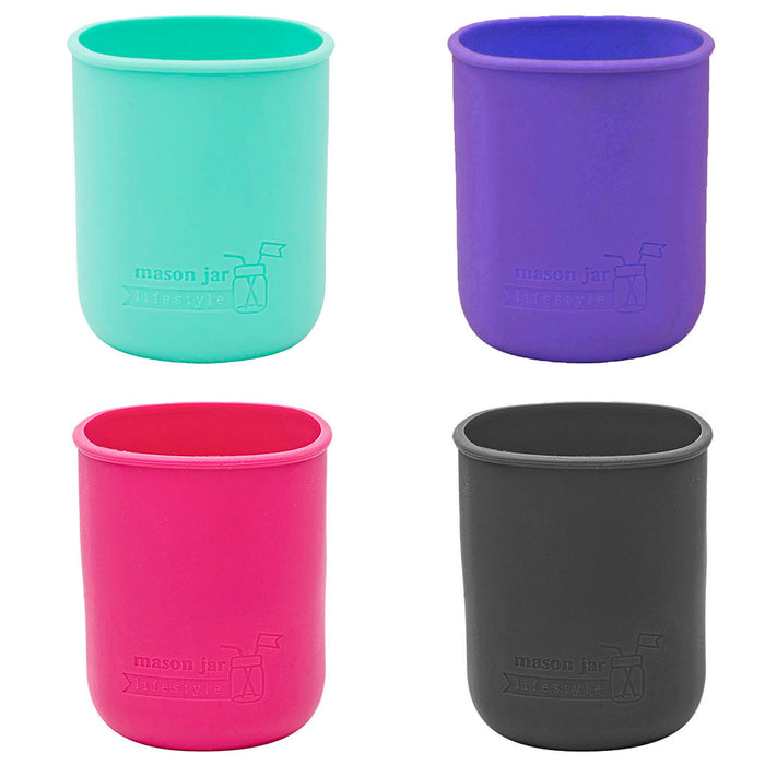 Silicone Sleeve for Quart 32oz Mason Jars